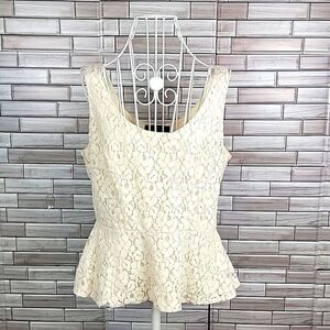 Heart Soul lace sleeveless blouse Size XL